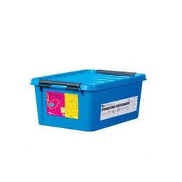 INP111 EASY CLIP 15L PP TALC BLU STD 6EA